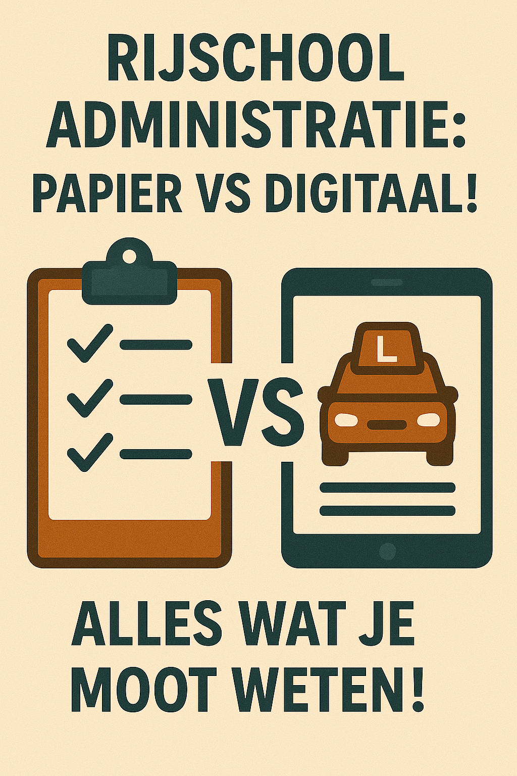 Rijschool administratie: papier vs digitaal!